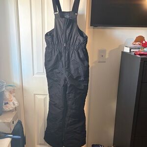 Faded Glory Black Snow Bib